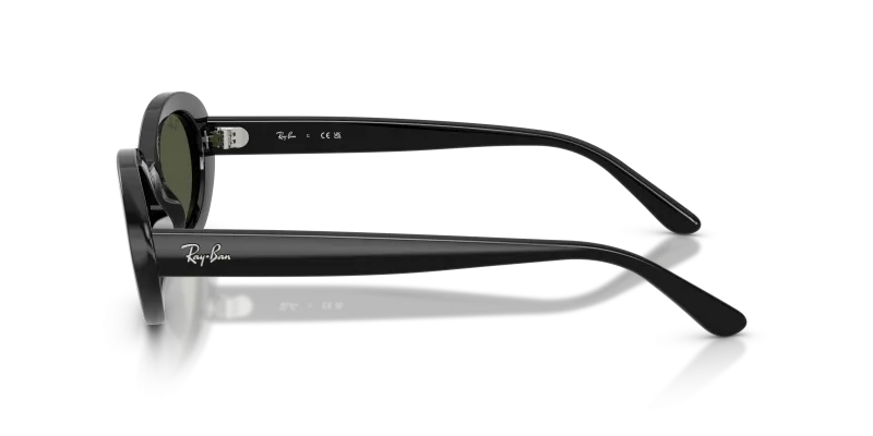 แว่นกันแดด Rayban RB2223F 601/31 มุมข้าง ทรงวงรีคลาสสิก
