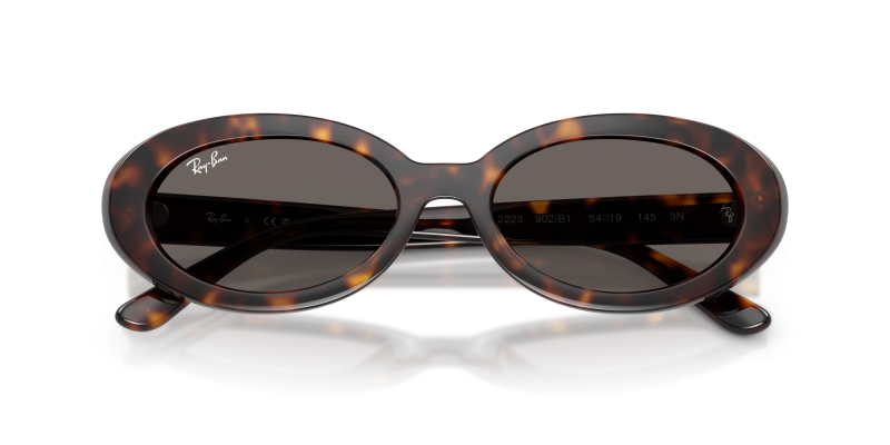 Rayban RB2223F 902/B1 close-up ด้านหน้า