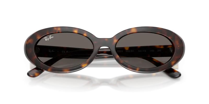 Rayban RB2223F 902/B1 close-up ด้านหน้า