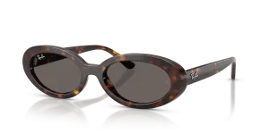 Rayban RB2223F 902/B1 แว่นกันแดดฮาวานาเลนส์เทาเข้ม สำหรับผู้หญิง