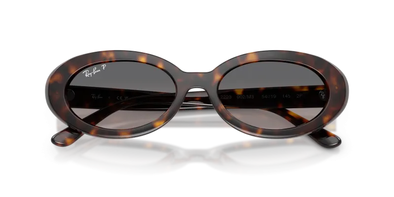 Rayban RB2223F 902/M3 close-up ด้านหน้า