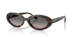 แว่นกันแดด Rayban RB2223F-902/M3 Havana Grey Gradient Polarized Rayban RB2223F 902/M3 แว่นกันแดดฮาวานาเลนส์โพลาไรซ์ไล่ระดับเทา สำหรับผู้หญิง