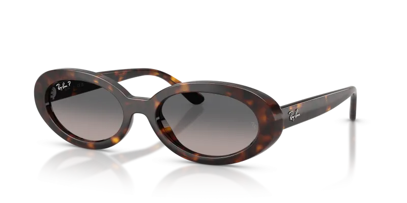 Rayban RB2223F 902/M3 แว่นกันแดดฮาวานาเลนส์โพลาไรซ์ไล่ระดับเทา สำหรับผู้หญิง