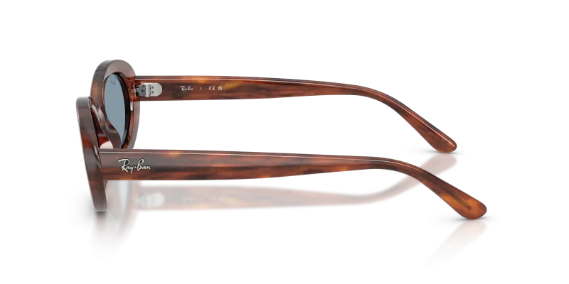 แว่นกันแดด Rayban RB2223F-954/56 มุมข้าง ลายฮาวานาสองโทนที่ขาแว่น