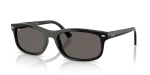 Rayban RB2224F-601/B1 แว่นกันแดดกรอบดำล้วนเลนส์เทาเข้ม ไซซ์ XL