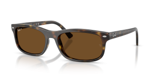 Rayban RB2224F-710/57 แว่นกันแดดลายฮาวานาเลนส์น้ำตาลโพลาไรซ์ ไซซ์ XL