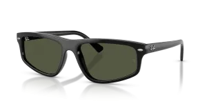 Rayban RB2225 901/31 แว่นกันแดดดำเลนส์เขียว สำหรับทุกเพศ