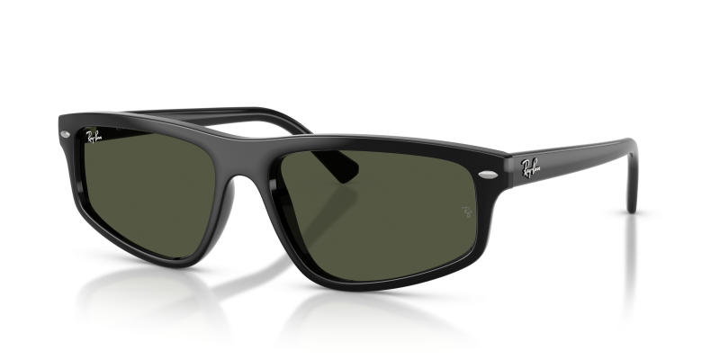 Rayban RB2225 901/31 แว่นกันแดดดำเลนส์เขียว สำหรับทุกเพศ