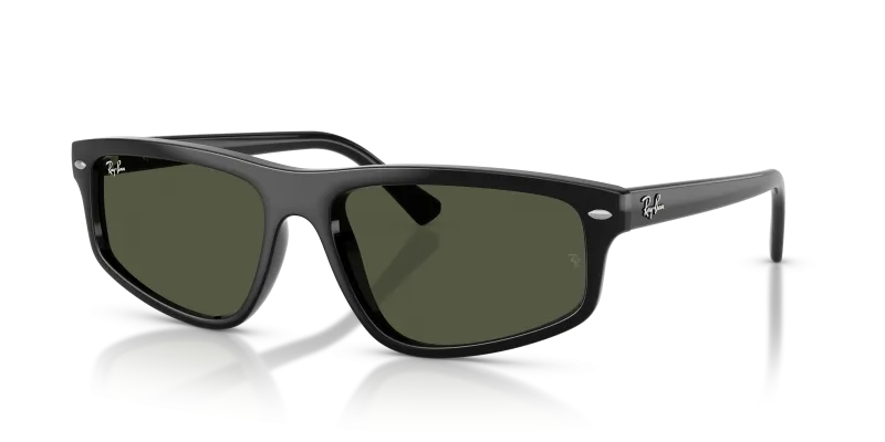 Rayban RB2225 901/31 แว่นกันแดดดำเลนส์เขียว สำหรับทุกเพศ