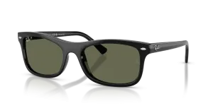 Rayban RB2226F 601/58 แว่นกันแดดดำเลนส์โพลาไรซ์เขียว unisex
