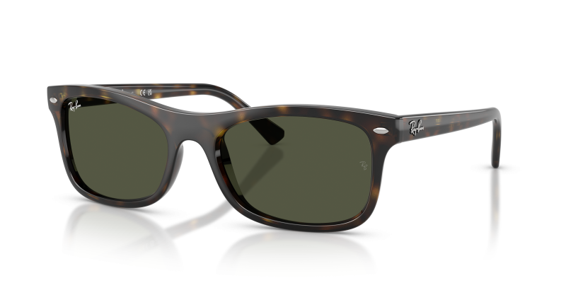 Rayban RB2226F 710/31 แว่นกันแดดฮาวานาเลนส์เขียว สำหรับผู้ชายและผู้หญิง