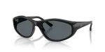 Rayban RB2228F 601/R5 แว่นกันแดดสีดำเลนส์น้ำเงิน ทุกเพศ