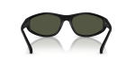 แว่นกันแดด Rayban RB2228F-622/31 Rubber Black Dark Green Rayban RB2228F 622/31 ขาแว่นด้านใน
