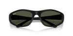 แว่นกันแดด Rayban RB2228F-622/31 Rubber Black Dark Green Rayban RB2228F 622/31 close-up ด้านหน้า