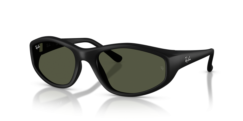 แว่นกันแดด Rayban RB2228F-622/31 Rubber Black Dark Green Rayban RB2228F 622/31 แว่นกันแดดดำรับเบอร์-เขียวเข้ม สำหรับทุกเพศ