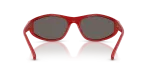แว่นกันแดด Rayban RB2228F-764/B1 Red Dark Grey Rayban RB2228F 764/B1 ขาแว่นด้านใน