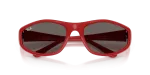 แว่นกันแดด Rayban RB2228F-764/B1 Red Dark Grey Rayban RB2228F 764/B1 close-up ด้านหน้า