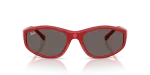 แว่นกันแดด Rayban RB2228F-764/B1 Red Dark Grey Rayban RB2228F 764/B1 ด้านหน้า