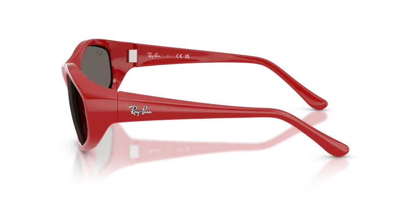 แว่นกันแดด Rayban RB2228F 764/B1 มุมข้าง ทรงเรขาคณิต Asia Fit คานจมูกต่ำ