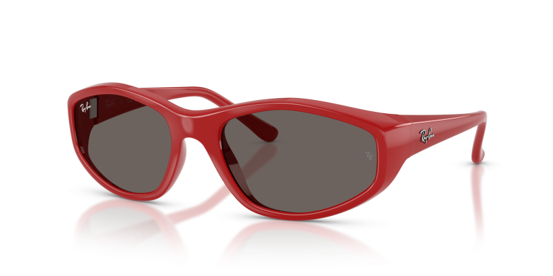Rayban RB2228F 764/B1 แว่นกันแดดสีแดงเลนส์เทาเข้ม สำหรับทุกเพศ