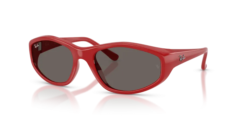 แว่นกันแดด Rayban RB2228F-764/B1 Red Dark Grey Rayban RB2228F 764/B1 แว่นกันแดดสีแดงเลนส์เทาเข้ม สำหรับทุกเพศ