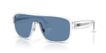 แว่นกันแดด Rayban RB2229-646/1C มุมเฉียง สีโปร่งแสงด้าน สำหรับทุกเพศ