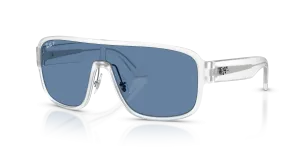แว่นกันแดด Rayban RB2229-646/1C มุมเฉียง สีโปร่งแสงด้าน สำหรับทุกเพศ