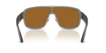 แว่นกันแดด Rayban RB2229-6904BB Matte Grey Polar Bronze แว่นกันแดด Rayban RB2229-6904BB ขาแว่นด้านใน