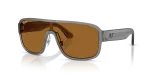 แว่นกันแดด Rayban RB2229-6904BB มุมเฉียง สีเทาด้าน สำหรับทุกเพศ