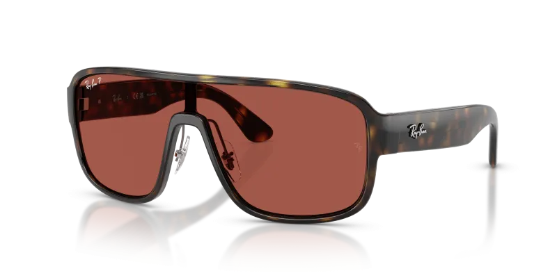 แว่นกันแดด Rayban RB2229-710/1B มุมเฉียง สีฮาวานา สำหรับทุกเพศ