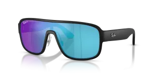 แว่นกันแดด Rayban RB2229-901SA1 มุมเฉียง สีดำด้าน สำหรับทุกเพศ