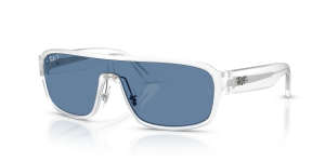 แว่นกันแดด Rayban RB2233-646/1C มุมเฉียง สีโปร่งแสงด้าน สำหรับทุกเพศ