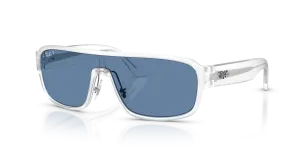 แว่นกันแดด Rayban RB2233-646/1C มุมเฉียง สีโปร่งแสงด้าน สำหรับทุกเพศ