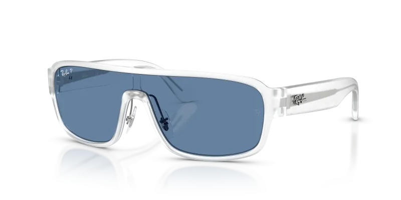 แว่นกันแดด Rayban RB2233-646/1C มุมเฉียง สีโปร่งแสงด้าน สำหรับทุกเพศ