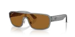 แว่นกันแดด Rayban RB2233-6904BB Matte Grey Polar Bronze แว่นกันแดด Rayban RB2233-6904BB มุมเฉียง สีเทาด้าน สำหรับทุกเพศ