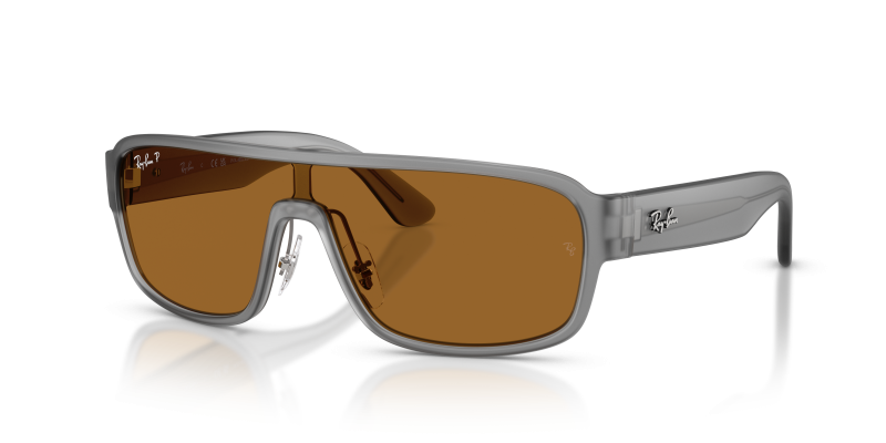 แว่นกันแดด Rayban RB2233-6904BB Matte Grey Polar Bronze แว่นกันแดด Rayban RB2233-6904BB มุมเฉียง สีเทาด้าน สำหรับทุกเพศ