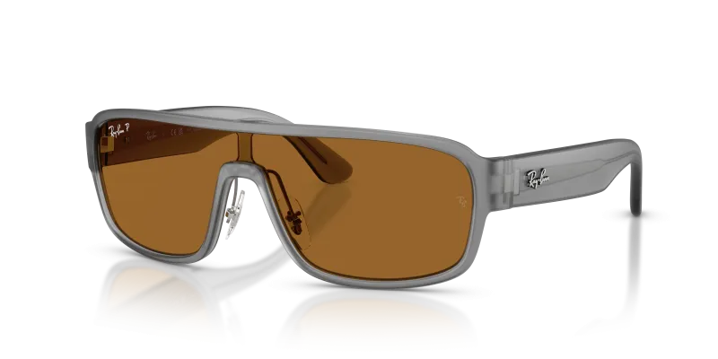 แว่นกันแดด Rayban RB2233-6904BB Matte Grey Polar Bronze แว่นกันแดด Rayban RB2233-6904BB มุมเฉียง สีเทาด้าน สำหรับทุกเพศ