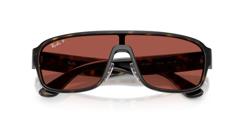 แว่นกันแดด Rayban RB2233-710/1B close-up ด้านหน้า