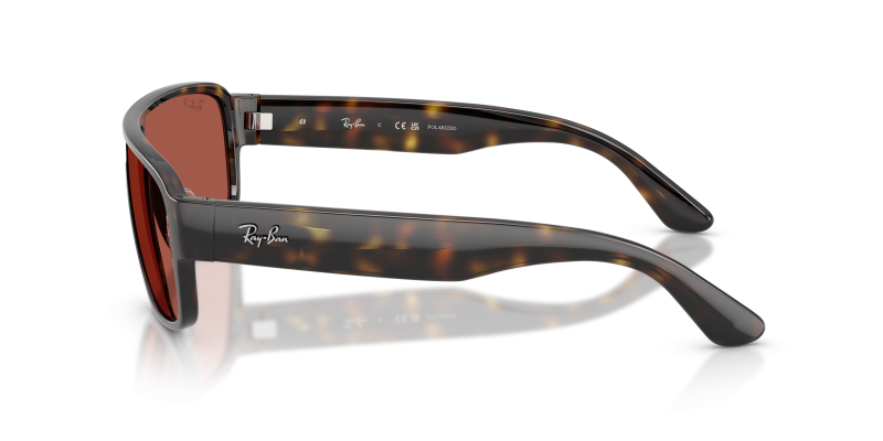 แว่นกันแดด Rayban RB2233-710/1B มุมข้าง ขาแว่นสีฮาวานา