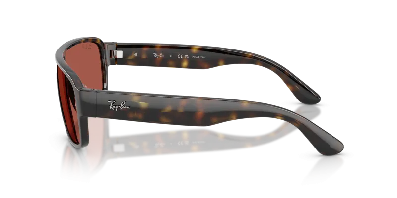 แว่นกันแดด Rayban RB2233-710/1B มุมข้าง ขาแว่นสีฮาวานา