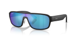 แว่นกันแดด Rayban RB2233-901SA1 Matte Black Polar Green Mirror Blue แว่นกันแดด Rayban RB2233-901SA1 มุมเฉียง สีดำด้าน สำหรับทุกเพศ