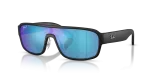 แว่นกันแดด Rayban RB2233-901SA1 Matte Black Polar Green Mirror Blue แว่นกันแดด Rayban RB2233-901SA1 มุมเฉียง สีดำด้าน สำหรับทุกเพศ
