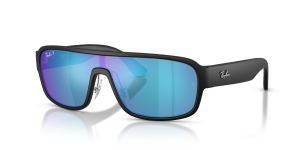 แว่นกันแดด Rayban RB2233-901SA1 มุมเฉียง สีดำด้าน สำหรับทุกเพศ