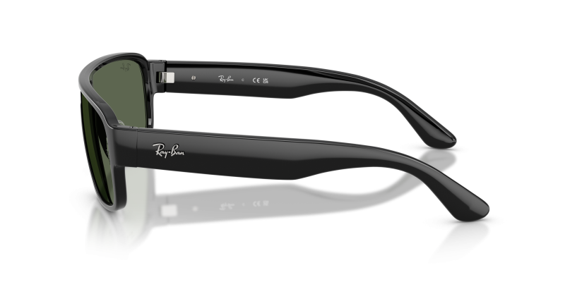 แว่นกันแดด Rayban RB2233-901/71 มุมข้าง ขาแว่นสีดำ