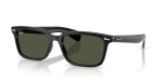แว่นกันแดด Rayban Brunel RB2234F-901/31 Black Green Rayban RB2234F 901/31 แว่นกันแดดสีดำเลนส์เขียว ทุกเพศ
