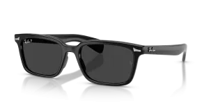 Rayban Brunel RB2234F 901/48 แว่นกันแดดดำ-ดำโพลาไรซ์ สำหรับทุกเพศ