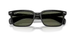 แว่นกันแดด Rayban Brunel RB2234F-901/58 Black Green Polarized Rayban RB2234F 901/58 close-up ด้านหน้า