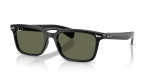 แว่นกันแดด Rayban Brunel RB2234F-901/58 Black Green Polarized Rayban RB2234F 901/58 แว่นกันแดดเลนส์โพลาไรซ์เขียว สำหรับทุกเพศ