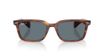แว่นกันแดด Rayban Brunel RB2234F-954/3R Striped Havana Dark Blue Polarized Rayban Brunel RB2234F 954/3R ด้านหน้า