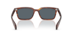 แว่นกันแดด Rayban Brunel RB2234F-954/R5 Striped Havana Blue Rayban RB2234F 954/R5 ขาแว่นด้านใน